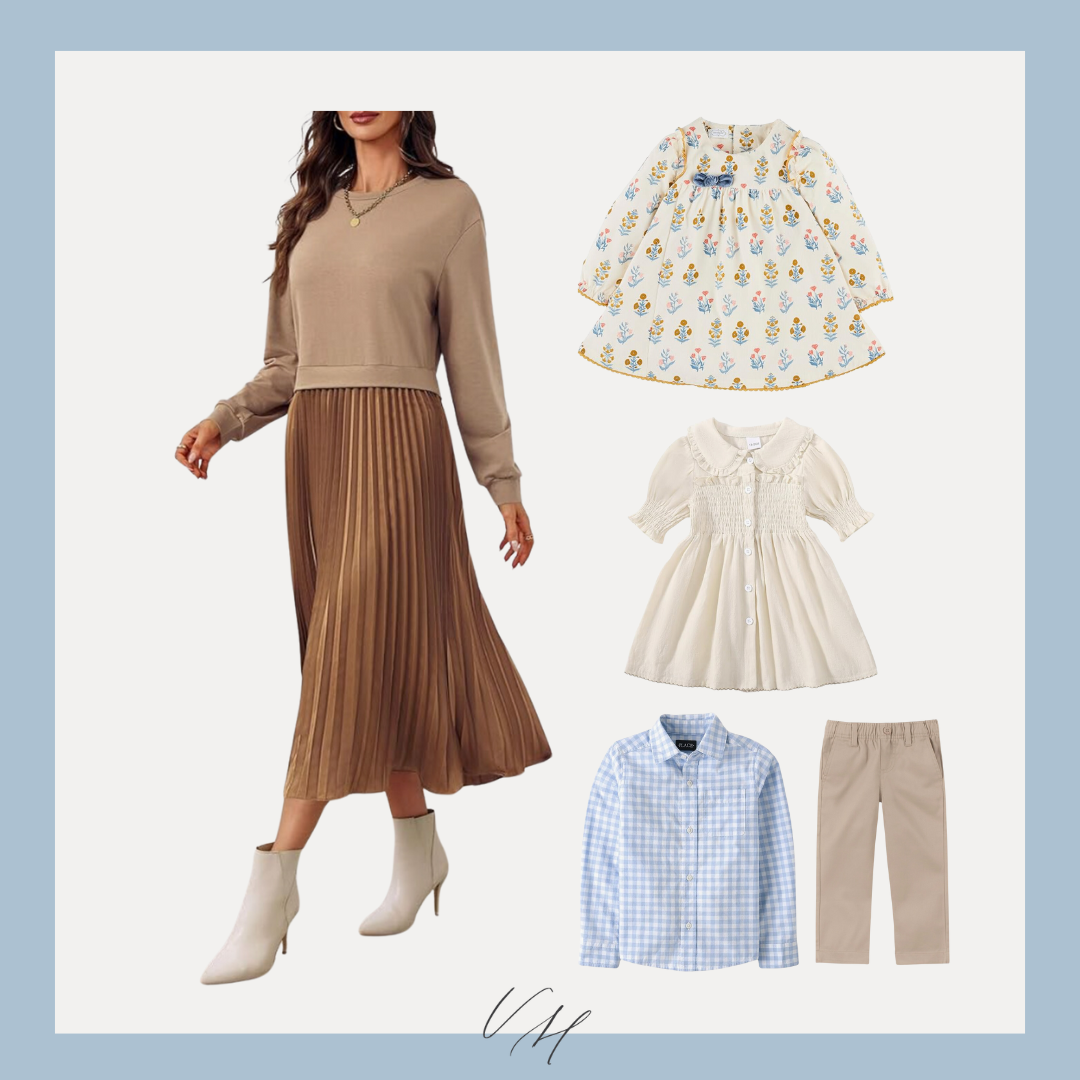 Amazon outfits for fall family photos 
