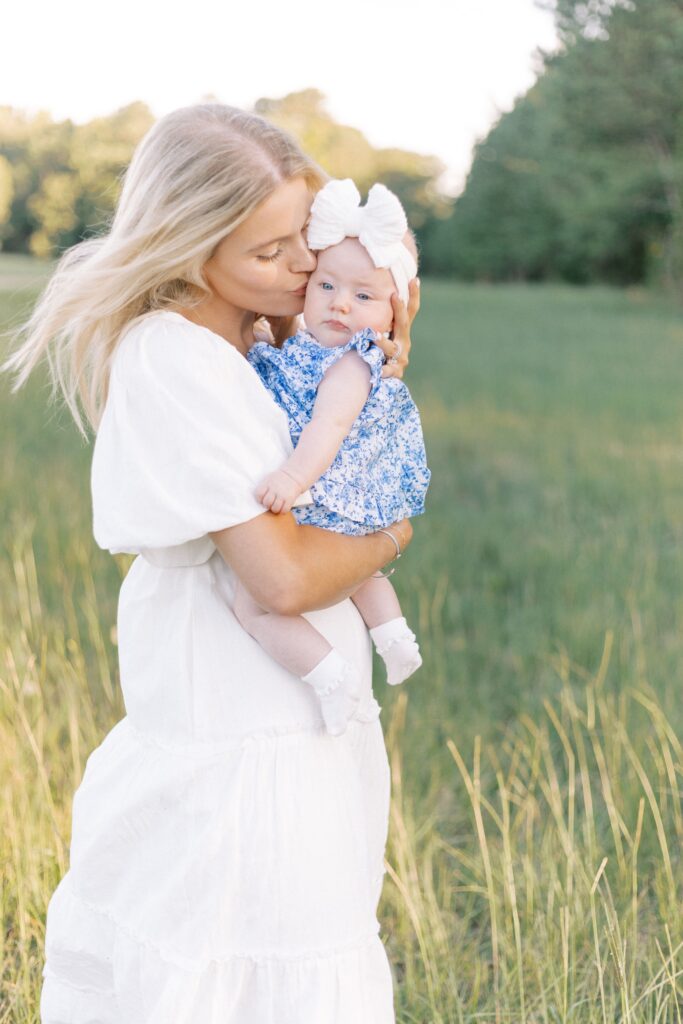 open field motherhood photos