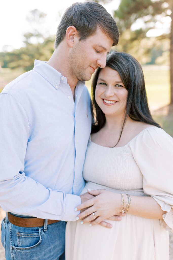 maternity farm photos with donkeys