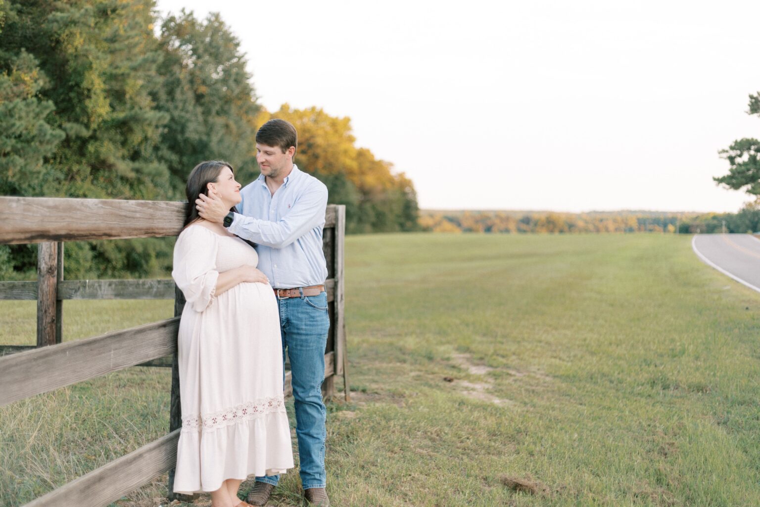 maternity farm photos with donkeys