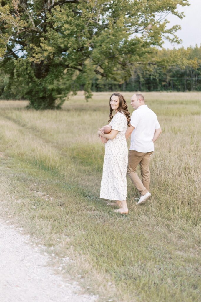 field newborn photos