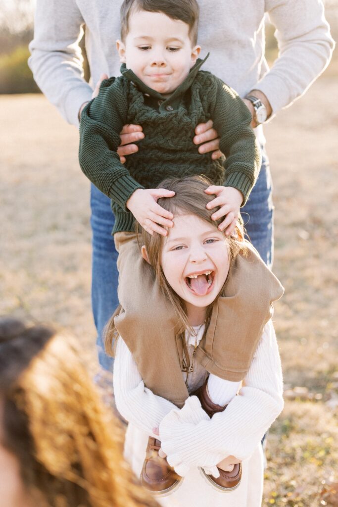 winter family photos in little rock, little rock air force base