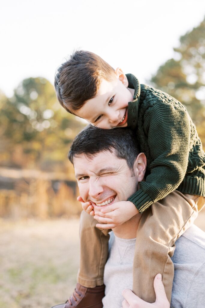 winter family photos in little rock, little rock air force base