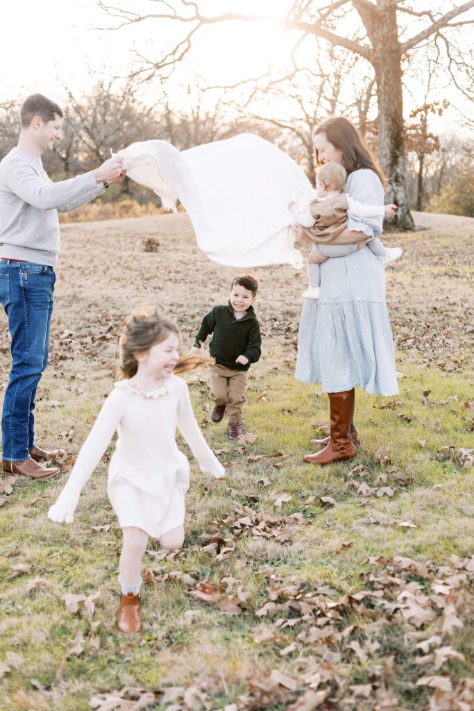 winter family photos in little rock, little rock air force base