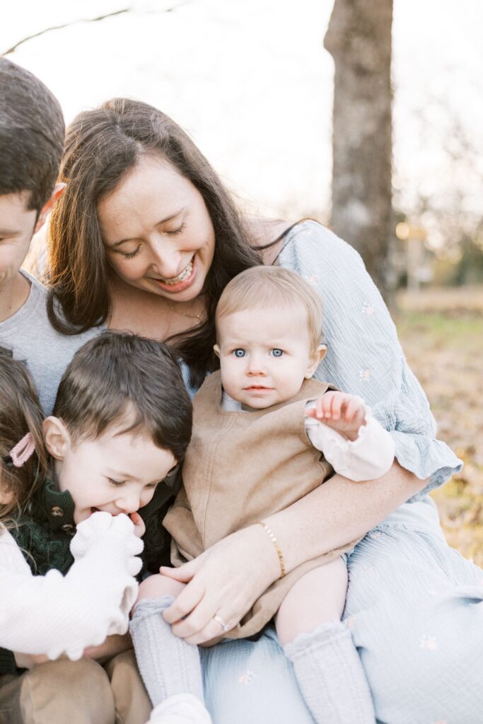 winter family photos in little rock, little rock air force base