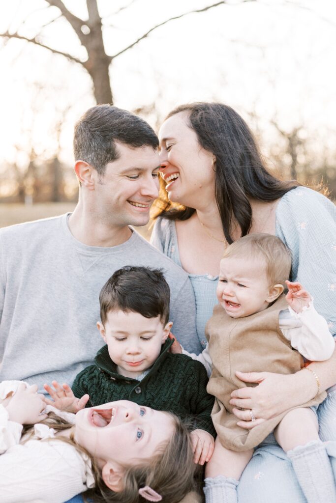 winter family photos in little rock, little rock air force base