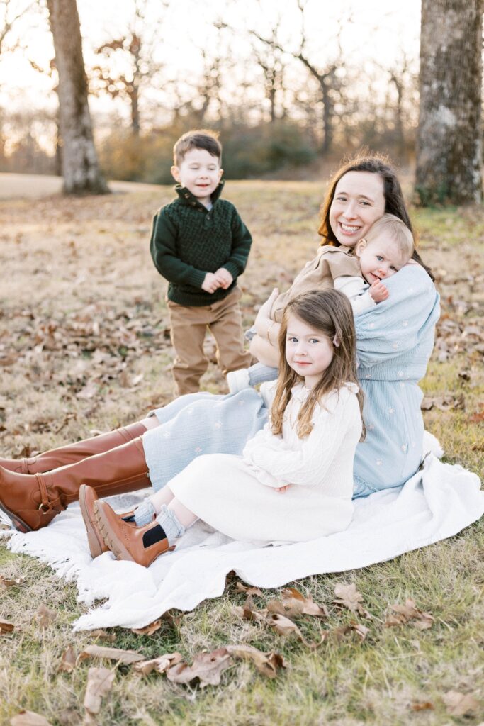 winter family photos in little rock, little rock air force base