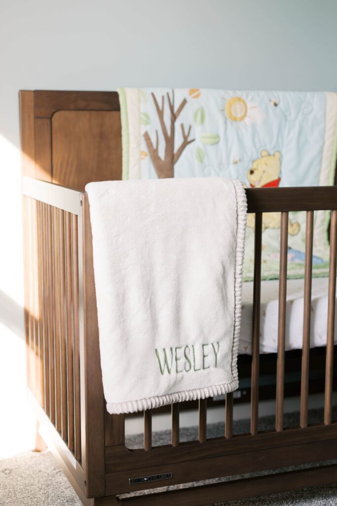 In-home newborn session in Peoria Illinois