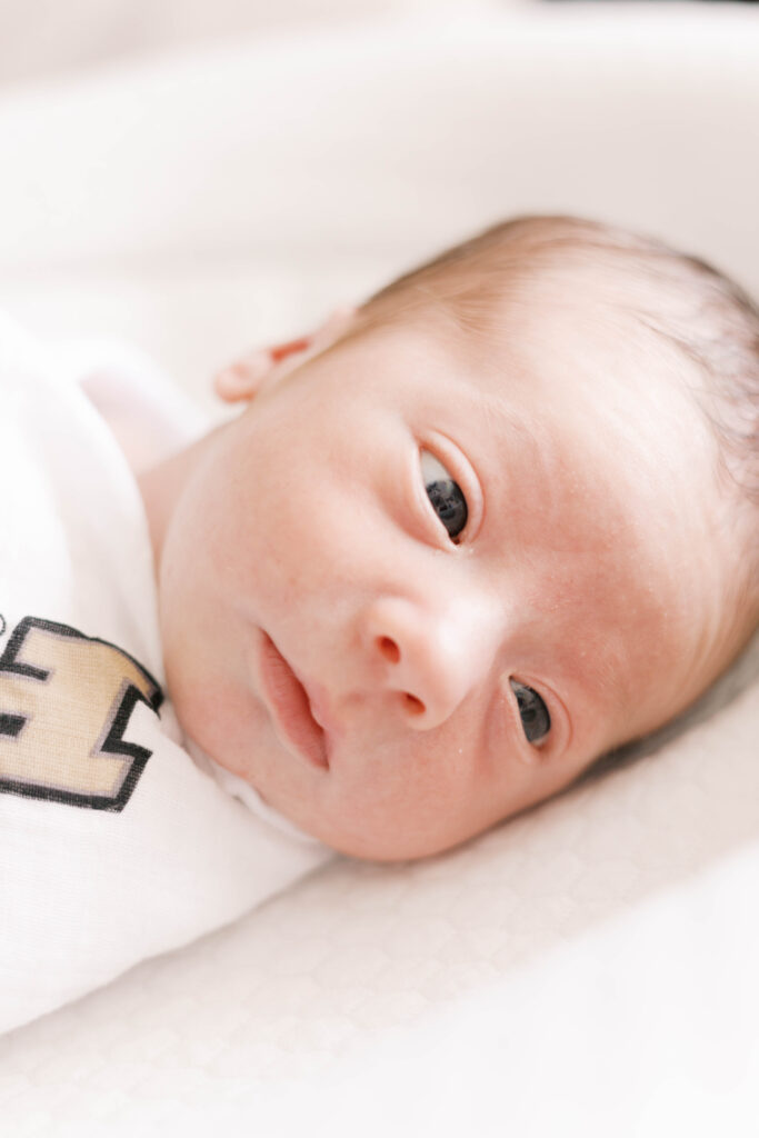 In-home newborn session in Peoria Illinois